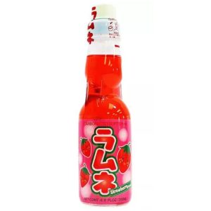 Dzēriens ar zemeņu garšu Ramune, gāzēts, 200ml